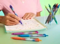 Paper Mate InkJoy 300RT Ballpoint Pens, Colorful Pens with Fashion Wraps, Retractable, Medium Point, Assorted Colors, 6 Count