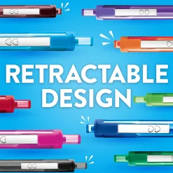 Paper Mate® InkJoy™ 300 RT Retractable Pens, Medium Point, 1.0 mm, Clear Barrel, Black Ink, Pack Of 36