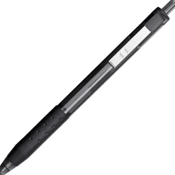 Paper Mate® InkJoy™ 300 RT Retractable Pens, Medium Point, 1.0 mm, Clear Barrel, Black Ink, Pack Of 36