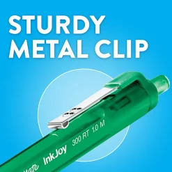 Paper Mate InkJoy 300RT Retractable Ballpoint Pens, Medium Point (1.0mm), 8 Count, USA 250th Anniversary Edition