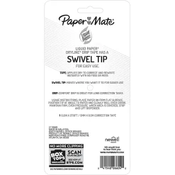 Paper Mate® Liquid Paper® DryLine® Grip Correction Tape, 1/5