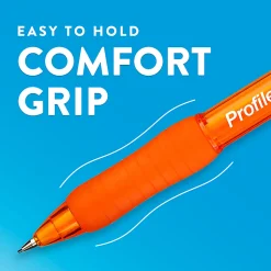 Paper Mate Profile Mechanical Pencils, 0.7 mm, HB #2 Lead, Black Barrel, Pack Of 4 Pencils