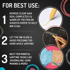 Paper Mate® 300RT Effortless Glide Ballpoint Pens, Medium Point, 1.0 mm, Transparent Barrels, Black Ink, 8 Count
