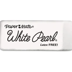 Paper Mate® White Pearl® Latex-Free Erasers, Pack Of 3