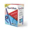 Paper Mate® Write Bros. Ballpoint Stick Pens, Medium Point, 1.0 mm, Blue Barrel, Blue Ink, Pack Of 60