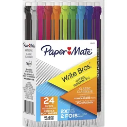 Paper Mate Write Bros. Classic Mechanical Pencils - #2 Lead - 0.7 mm Lead Diameter - 24 / Pack
