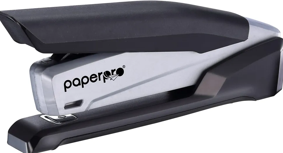 PaperPro™ inPOWER™ 20 Desktop Stapler, Black/Gray