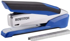 PaperPro InPower™ Premium Desktop Stapler With Antimicrobial Protection, 28-Sheet Capacity, Blue