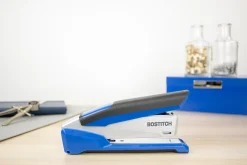 PaperPro InPower™ Premium Desktop Stapler With Antimicrobial Protection, 28-Sheet Capacity, Blue