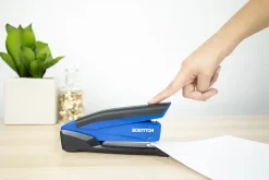 PaperPro InPowerâ„¢ Spring-Powered Desktop Stapler, 20-Sheet Capacity, Blue