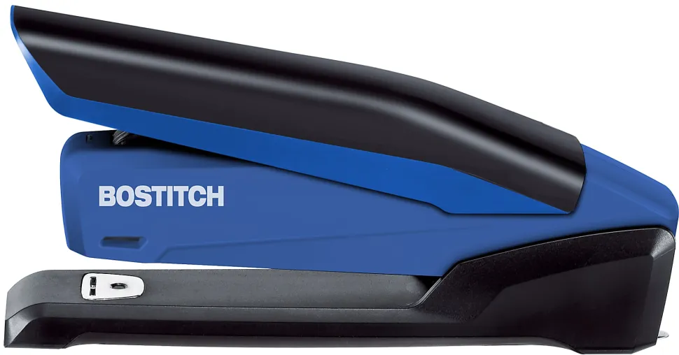 PaperPro InPower™ Spring-Powered Desktop Stapler, 20-Sheet Capacity, Blue