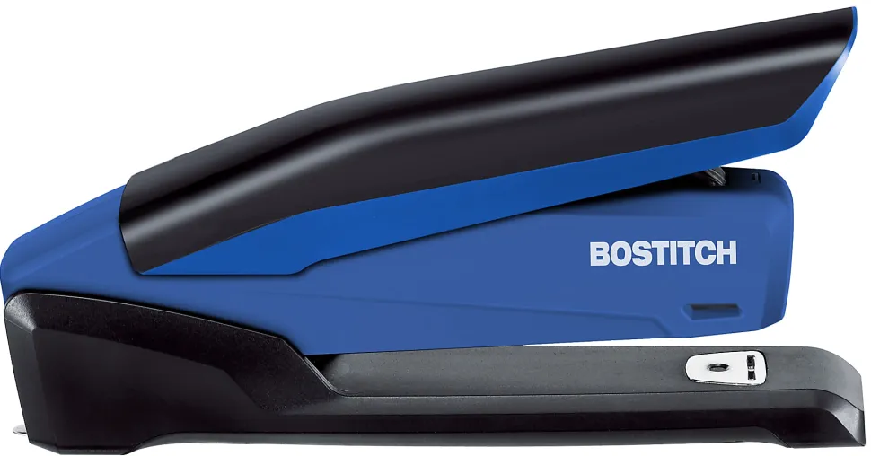 PaperPro InPower™ Spring-Powered Desktop Stapler, 20-Sheet Capacity, Blue