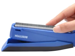 PaperPro InPower™ Spring-Powered Desktop Stapler, 20-Sheet Capacity, Blue