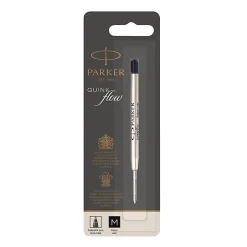 Parker® Ballpoint Pen Refill, Medium Point, 1.0 mm, Black
