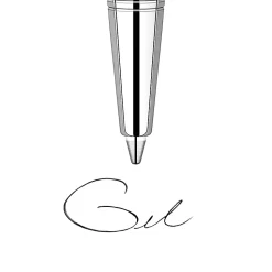 Parker® Gel-Ink Refills, Medium Point, 0.7 mm, Black, Pack Of 2 Refills