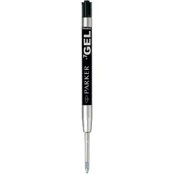 Parker® Gel-Ink Refills, Medium Point, 0.7 mm, Black, Pack Of 2 Refills