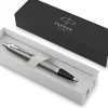 Parker® IM Ballpoint Pen, Medium Point, 0.7 mm, Silver Barrel, Blue Ink