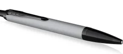 Parker® IM Ballpoint Pen, Medium Point, 0.7 mm, Matte Gray/Black Barrel, Blue Ink