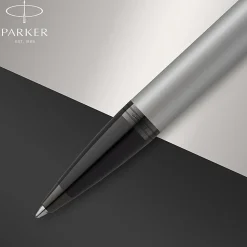Parker® IM Ballpoint Pen, Medium Point, 0.7 mm, Matte Gray/Black Barrel, Blue Ink