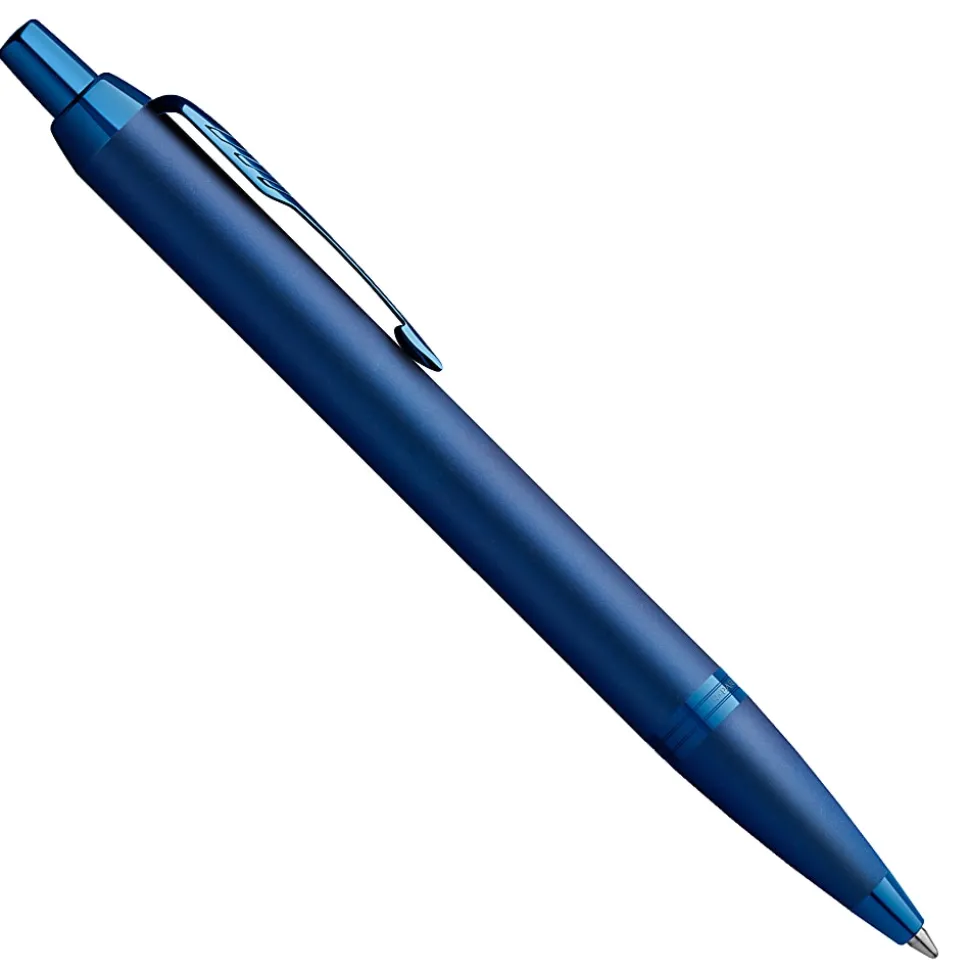 Parker® IM Ballpoint Pen, Medium Point, 0.7 mm, Monochrome Blue Barrel, Blue Ink