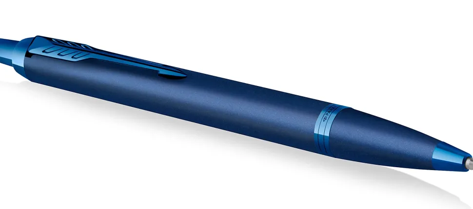 Parker® IM Ballpoint Pen, Medium Point, 0.7 mm, Monochrome Blue Barrel, Blue Ink
