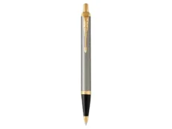 Parker® IM Ballpoint Pen, Medium Point, 1.0 mm, Black/Gold Barrel, Blue Ink