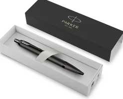 Parker® IM Ballpoint Pen, Medium Point, 0.7 mm, Gunmetal Barrel, Blue Ink