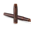Parker IM Monochrome Fountain Pen, Burgundy Finish and Trims, Medium Point, Blue Ink, Gift Box