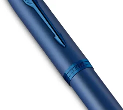 Parker® IM Rollerball Pen, Fine Point, 0.5 mm, Monochrome Blue Barrel, Black Ink