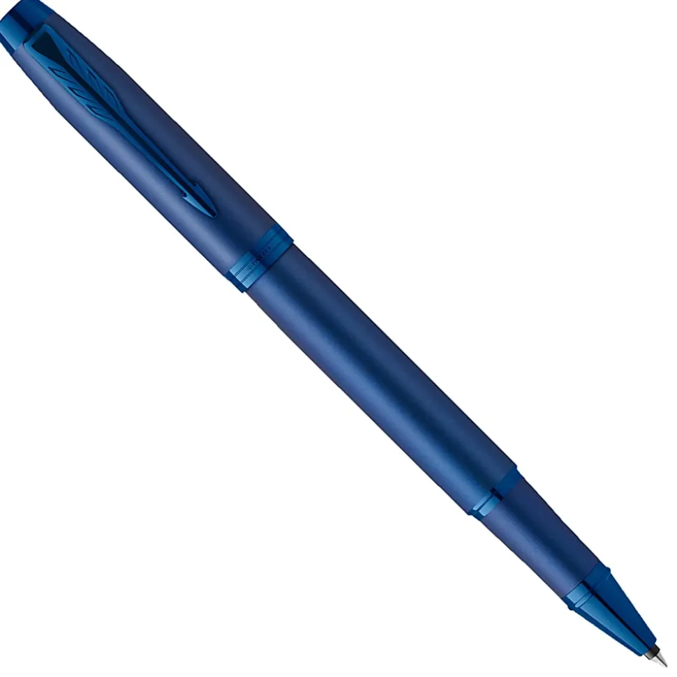 Parker® IM Rollerball Pen, Fine Point, 0.5 mm, Monochrome Blue Barrel, Black Ink