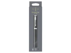 ParkerĀ® IM Rollerball Pen, Fine Point, 0.5 mm, Black/Chrome Barrel, Black Ink