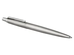 Parker® Jotter⢠Ballpoint Pen, Medium Nib, 0.7 mm, Stainless Steel Barrel, Blue Ink