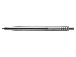 Parker® Jotter™ Ballpoint Pen, Medium Nib, 0.7 mm, Stainless Steel Barrel, Blue Ink