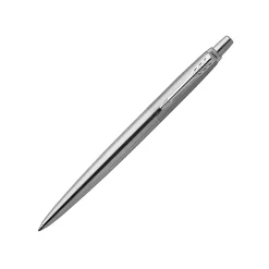 Parker® Jotter™ Ballpoint Pen, Medium Nib, 0.7 mm, Stainless Steel Barrel, Blue Ink