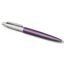 Parker® Jotter Ballpoint Pen, Medium Point, 1.0 mm, Victoria Violet Barrel, Blue Ink