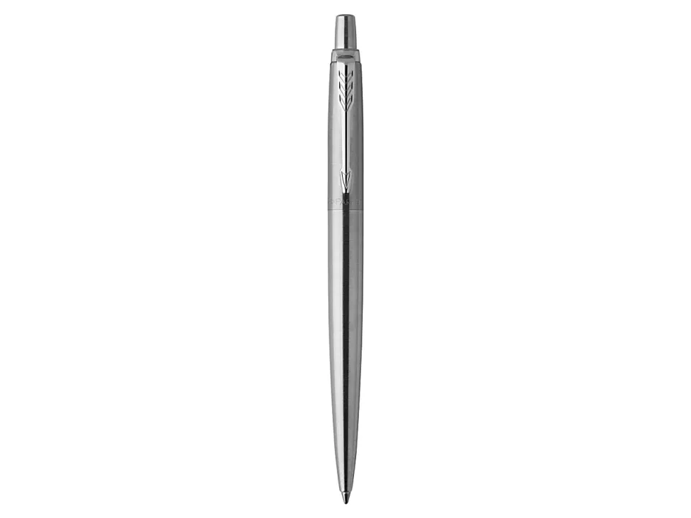 Parker® Jotter™ Ballpoint Pen, Medium Point, 0.7 mm, Stainless Steel Barrel, Blue Ink