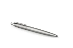 Parker® Jotter™ Ballpoint Pen, Medium Point, 0.7 mm, Stainless Steel Barrel, Blue Ink