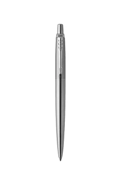 Parker® Jotter™ Ballpoint Pen, Medium Point, 0.7 mm, Stainless Steel Barrel, Blue Ink