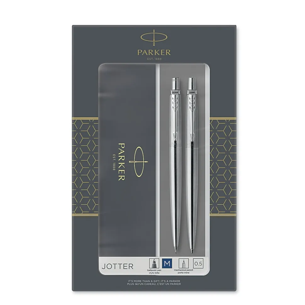 Parker® Jotter Duo Ballpoint Pen And Mechanical Pencil Gift Set