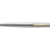 Parker® Jotter Gel Pen, Medium Point, 0.7 mm, Stainless-Steel/Gold Barrel, Black Ink
