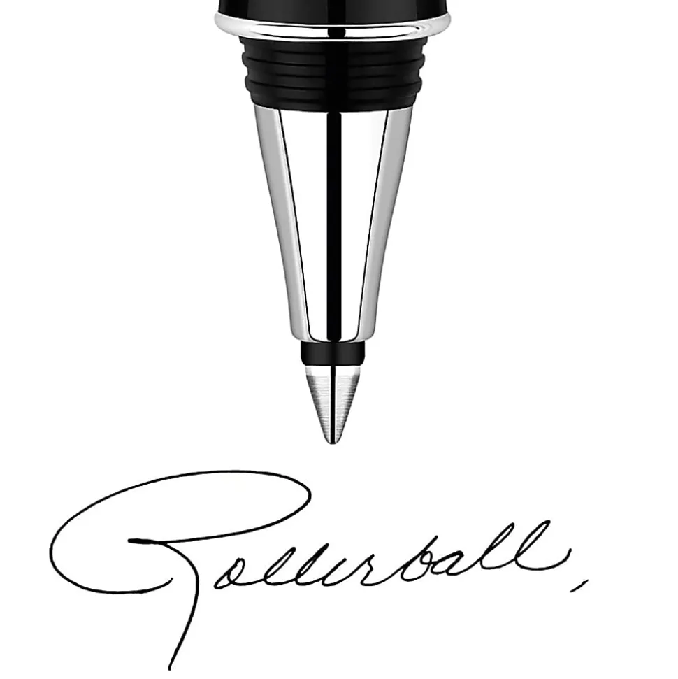 Parker® Rollerball Pen Refill, Medium Point, 0.7 mm, Black, 3021331