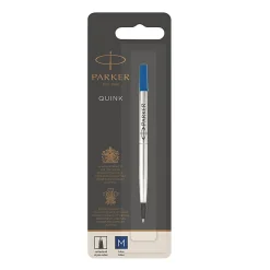 Parker® Rollerball Pen Refill, Medium Point, 0.7 mm, Blue