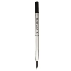 ParkerĀ® Rollerball Pen Refill, Medium Point, 0.7 mm, Black, Pack Of 2