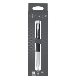 Parker® Urban Twist Ballpoint Pen, Medium Point, 1 mm, Muted Black Barrel, Black Ink