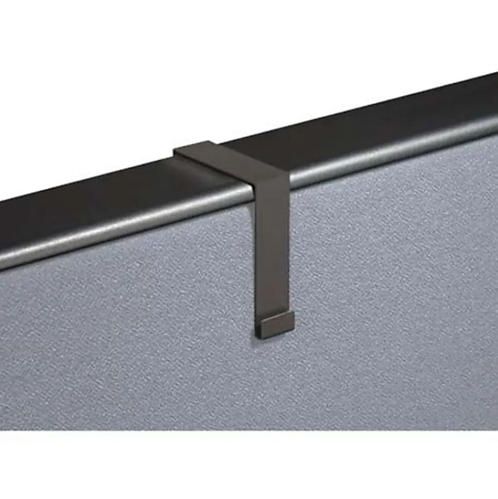 Partition Hangers For Quartet® Matrix® Bulletin Boards, Black, Set Of 2