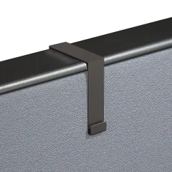 Partition Hangers For Quartet® Matrix® Bulletin Boards, Black, Set Of 2