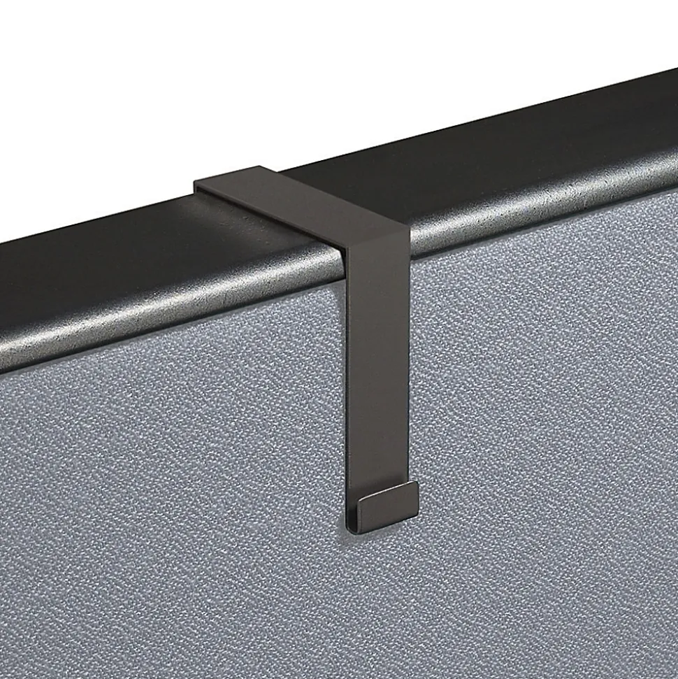 Partition Hangers For Quartet® Matrix® Bulletin Boards, Black, Set Of 2