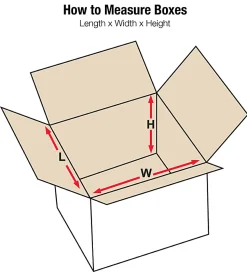 Partners Brand Brand Corrugated Boxes 24" x 24" x 24", White, Bundle of 10