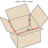 Partners Brand Brand Double Wall Boxes, 26" x 26" x 26", Kraft, Bundle of 5