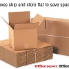 Partners Brand Chipboard Pads, Kraft, 8 1/2" x 11", Pack Of 960